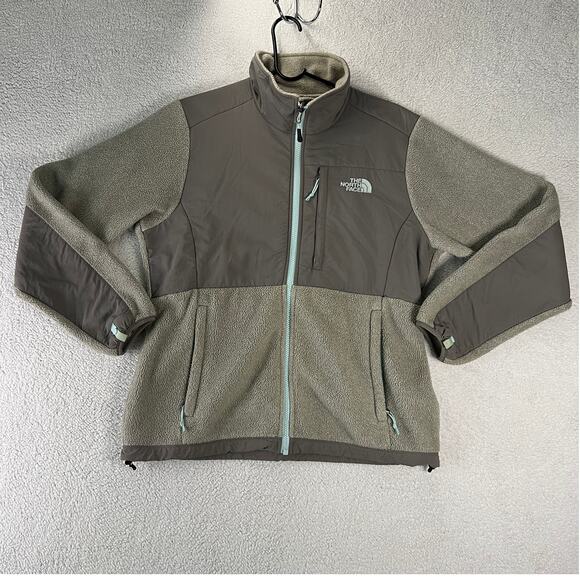 The North Face Jackets & Blazers - North Face Denali Womens Medium M Grey and Mint Fleece